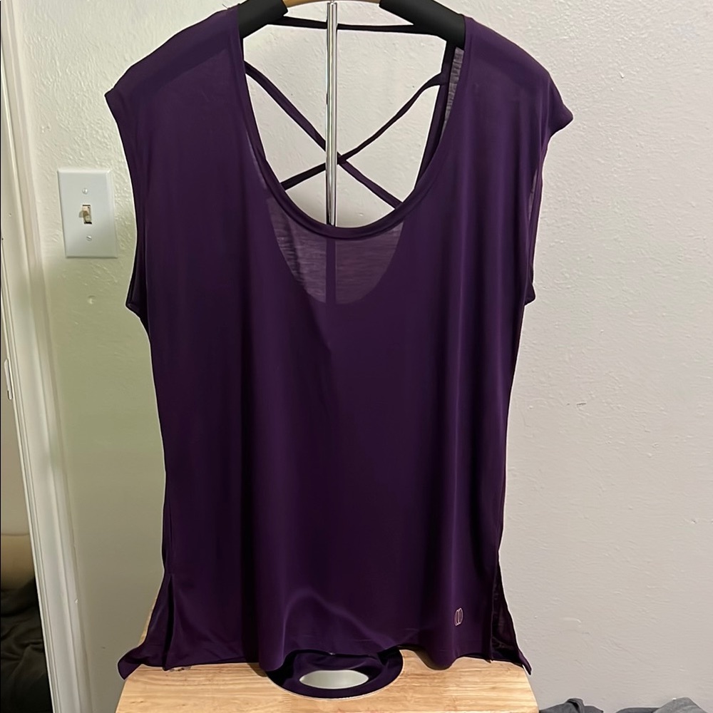 Balance Collection Crisscross Sleeveless Tank Top